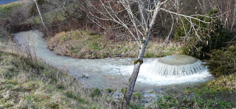 Puits de Bontemps, source du Brouchaud, Dordogne.CC Père Igor